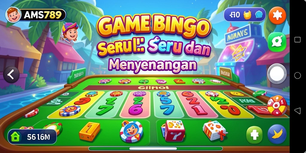 Tampilan menarik dari gameplay ASM789 saat bermain Bingo.