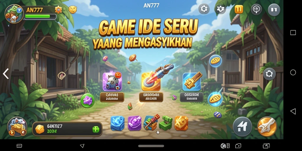 Tampilan gameplay AN777 yang menawan dan interaktif.