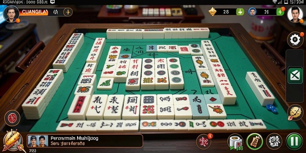 Screenshot CUANGILA menampilkan gameplay Mahjong yang mengasyikkan dan menarik.