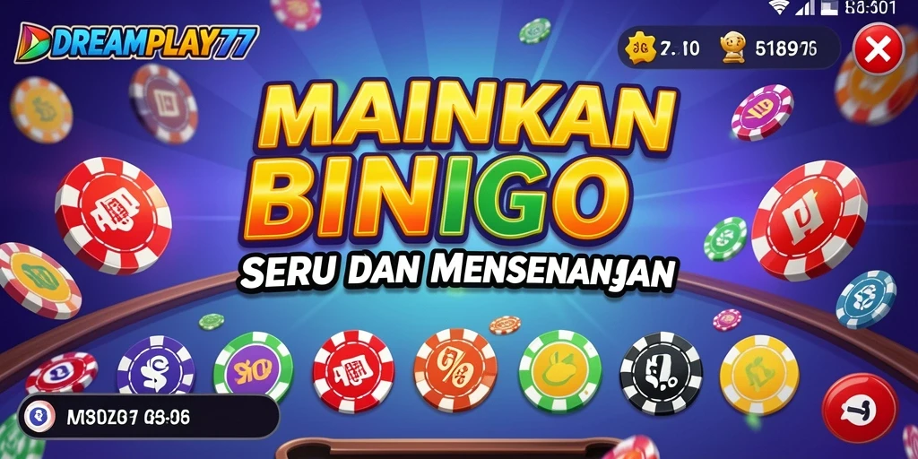 Tangkapan layar gameplay seru dari aplikasi Bingo DREAMPLAY77.