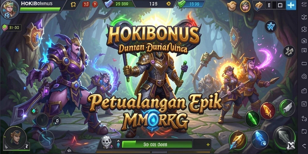 Gameplay HOKIBONUS menampilkan pertarungan epik dan eksplorasi yang mendebarkan.