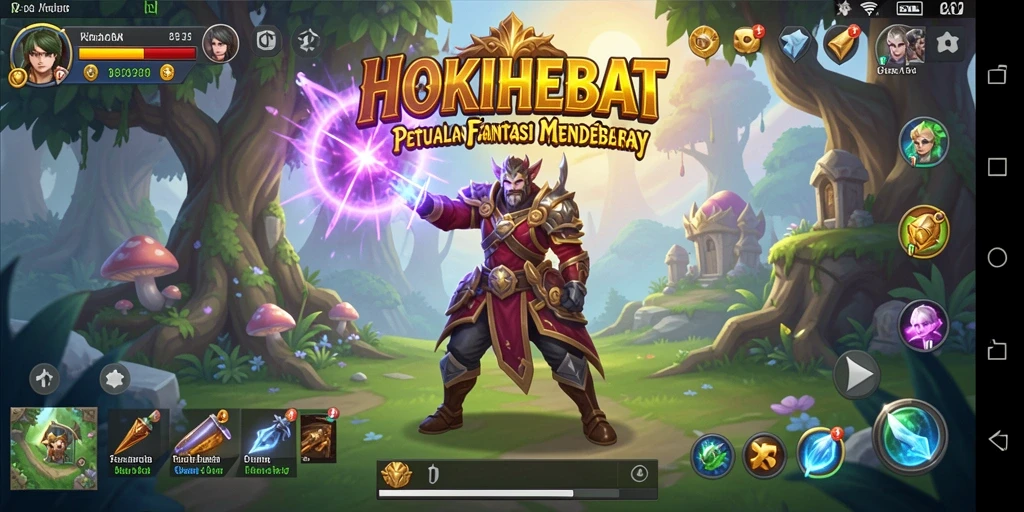 Menggambarkan intensitas petualangan dalam HOKIHEBAT dengan aksi seru.