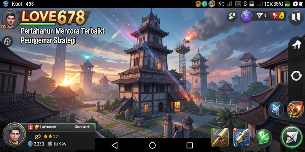 Tangkapan layar menunjukkan aksi mendebarkan dalam LOVE678, strategi Tower Defense yang seru.