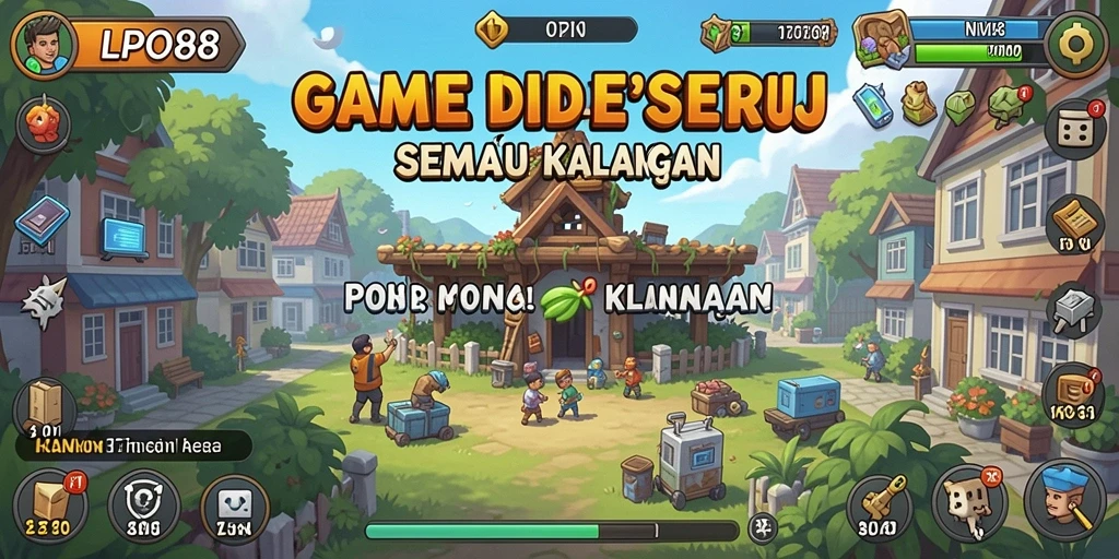 Screenshot gameplay LPO88 yang menampilkan aktivitas seru.