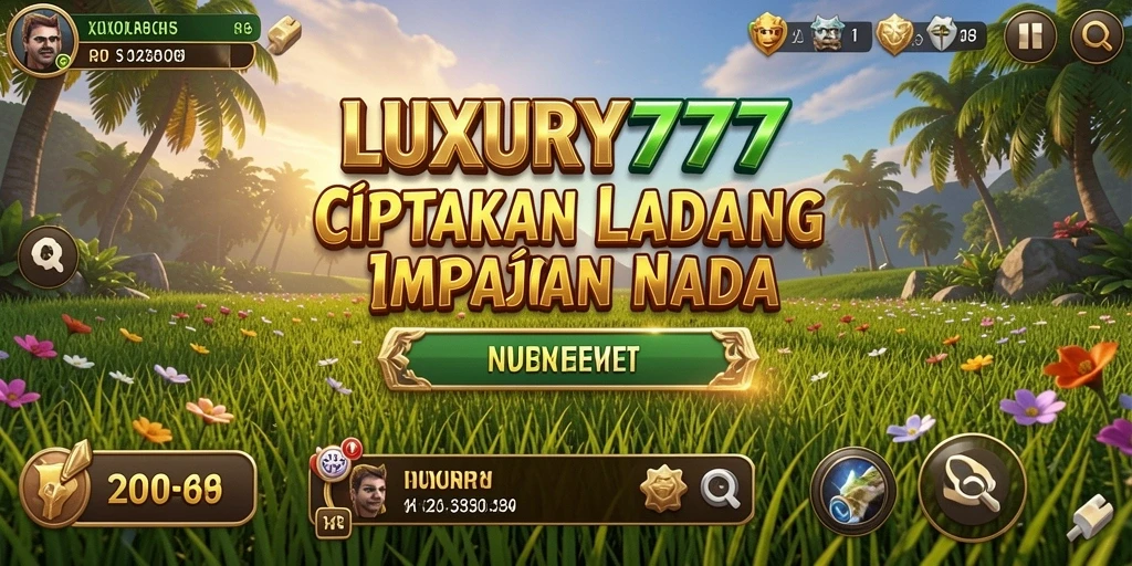 Tangkapan layar dari gameplay seru LUXURY777 yang menampilkan aktivitas pertanian.