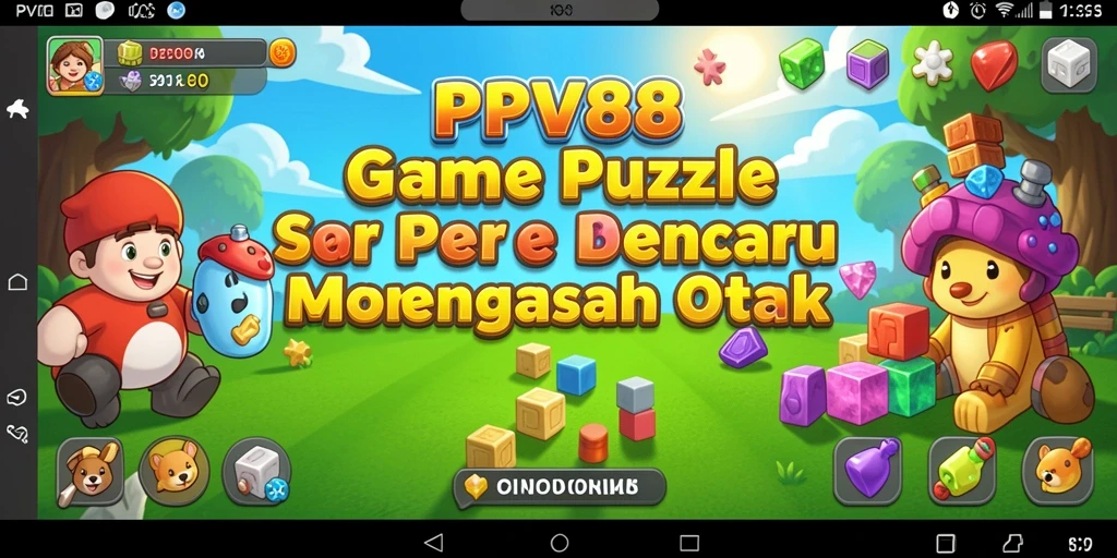 Tampilan menakjubkan gameplay Puzzle PPV88 yang menyenangkan.