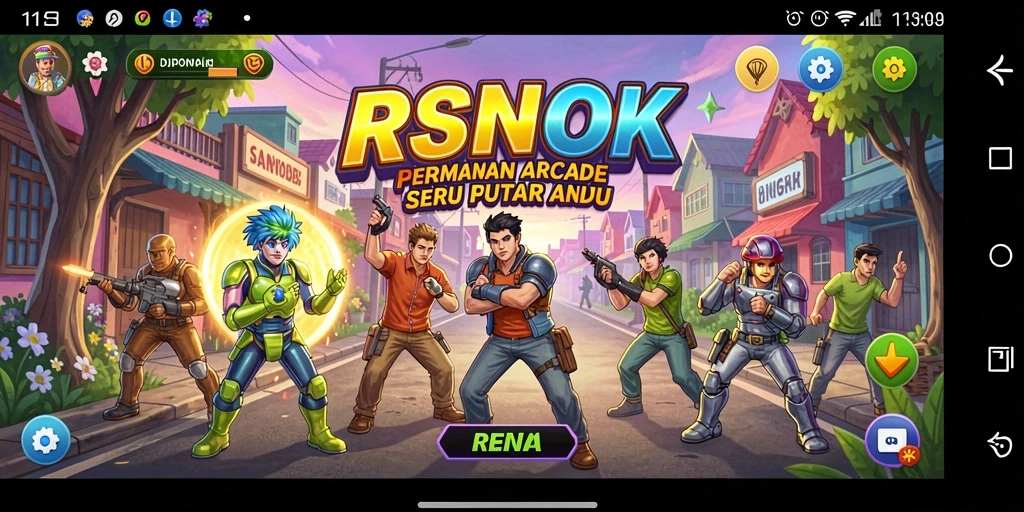 Gameplay RSNOK yang seru dan penuh tantangan.