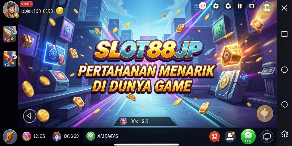 Tampilan aksi gameplay seru dalam SLOT88JP dengan tower yang beragam.