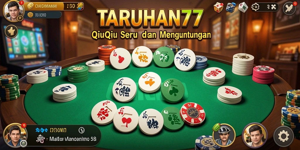 Tampilan gameplay QiuQiu yang menarik di TARUHAN77.