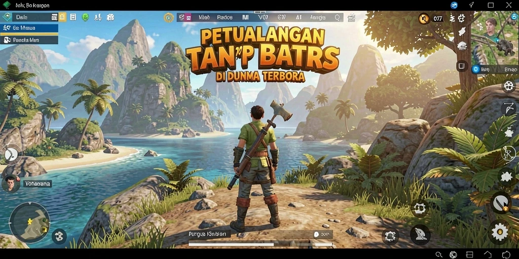 Screenshot gameplay V07 menampilkan eksplorasi dunia terbuka yang mendebarkan.
